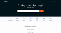 Desktop Screenshot of kpn.org.pl